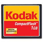 Kodak CF 1GB card