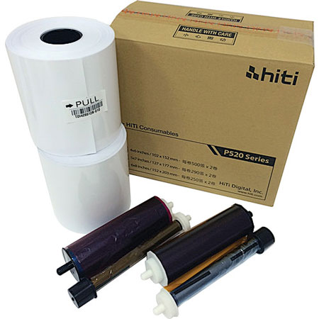 ������-����� HiTi 6x8 inch (15x20 cm) Ribbon & Paper Case for P520 Series