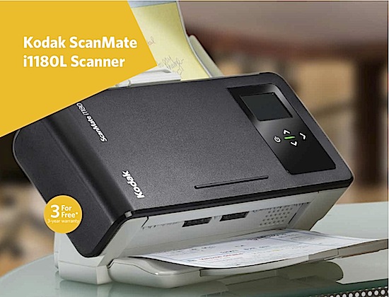 Kodak ScanMate i1180L Scanner