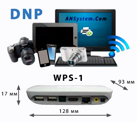 �����-������ DNP WPS-1 Wireless Print Server
